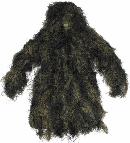 MFH Camouflageparka 'Ghillie' woodland - maat m/l