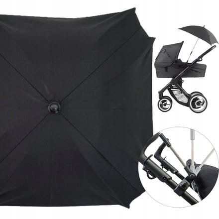 Universele Kinderwagenparasol met UV-bescherming - Vierkant