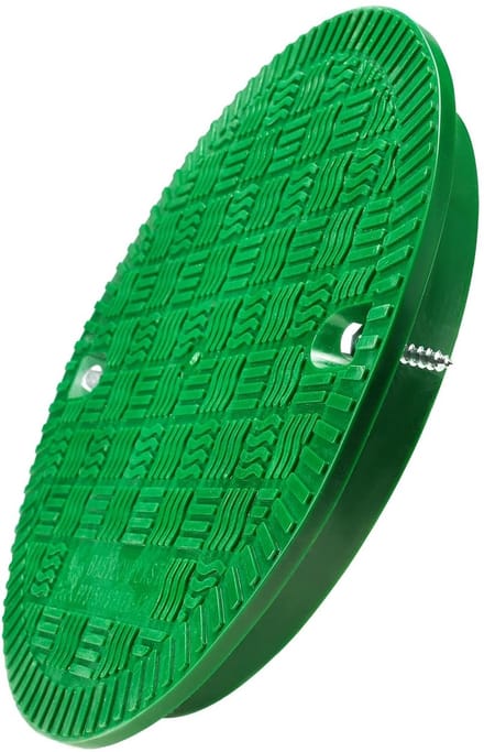Putdeksel Kunststof - Afdekking Riool - Drainage Systemen - Lichtgewicht Duurzaam - DN315 Buitendiameter 355mm - Grijs