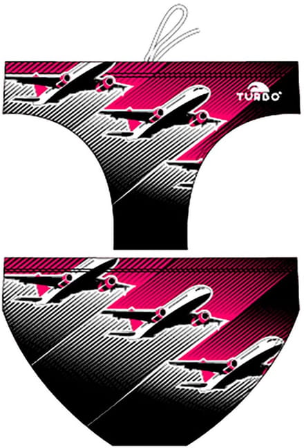 Turbo Air Zwemslip Zwart L Man