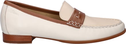 Sioux - ROSIKENA-700 - Instappers - Kleur: Wit/beige - Maat: 37