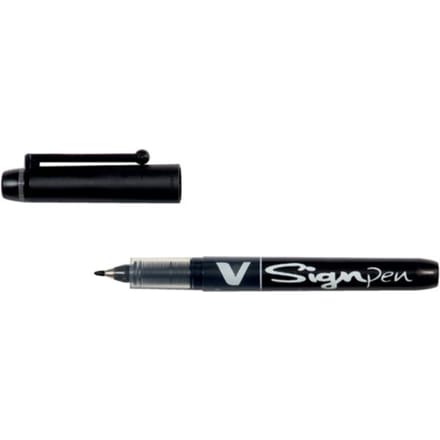 Fineliner PILOT V Signpen fijn zwart