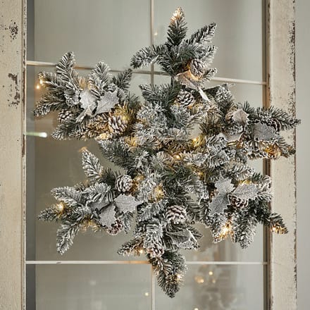 LOBERON Ledkerststuk Azimara groen/wit