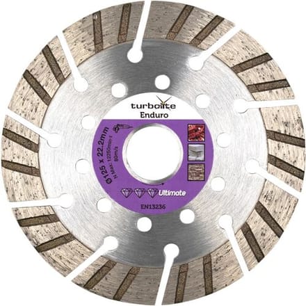 Marcrist Turbolite Ultimate Enduro diamantschijf universeel 125x22,2mm