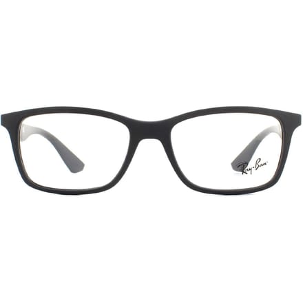 Ray-ban bril rx7047 5196 mat zwarte mannen vrouwen