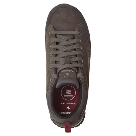 Craghoppers Heren Jacara 2 Leren Trainers (Donkergrijs)