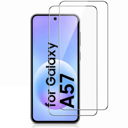 Screenprotector Gehard 9H Geschikt voor Samsung Galaxy A57 – Anti-kras - 2-Pack Tempered Glas