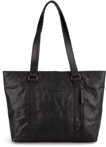 Leren Shopper - Gabby - Zwart