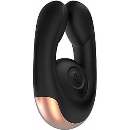 Elegance Fancy Oplaadbare Clitoris Stimulator met 2 Motoren - Zwart