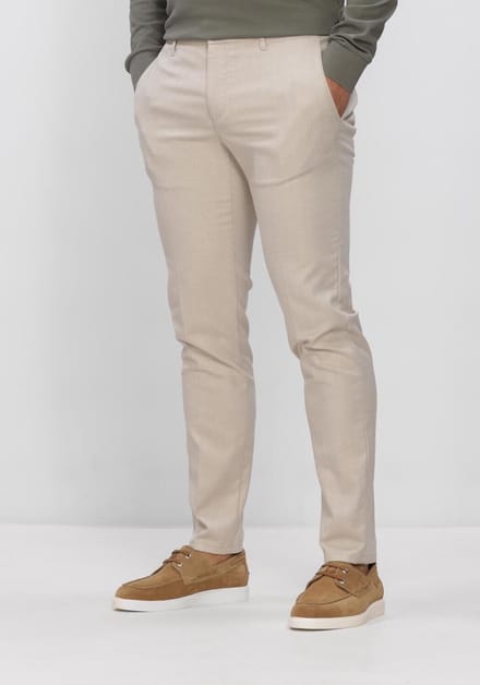 Alberto 6727 1546 Rob-gu Broeken Heren - Beige - Maat 34/32