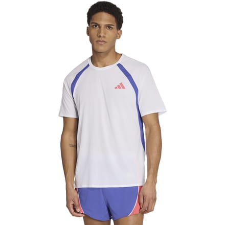 Adidas Adizero Archive T-shirt T-shirts Heren - Wit - Maat S - Poly Mesh
