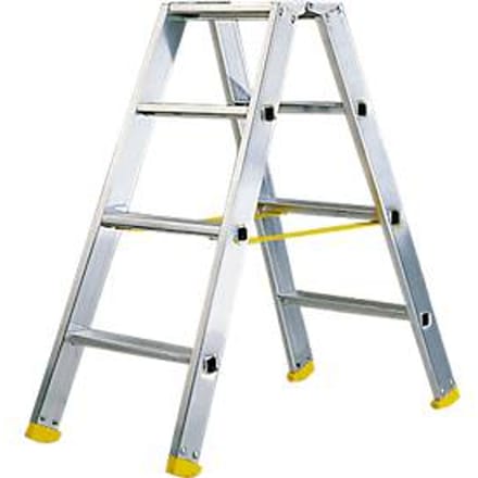 Dubbele trapladder MEHRSI®, 4 treden, 5 kg