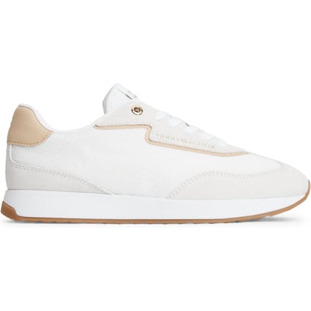 Tommy Hilfiger Retro Runner Mix Ecru/trench Größe: 40 | Trainers Outlet | Damen | Braun