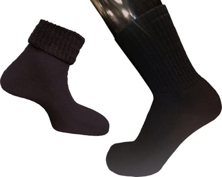 S29 Sokken van merino wol – Black – 43-45