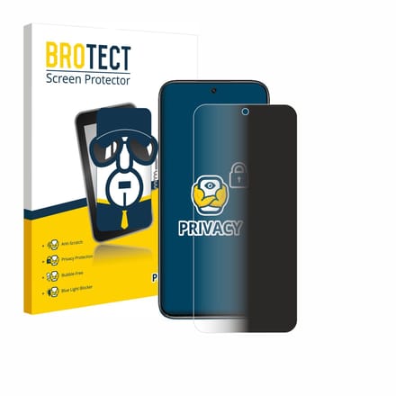 BROTECT - privacy screenprotector voor realme Narzo 90X - Folie Beschermfolie Blauwlichtfilter