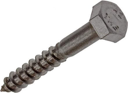 Mack HOUTDRAADBOUT ROESTVRIJSTAAL 4 ST 6 X 40 MM