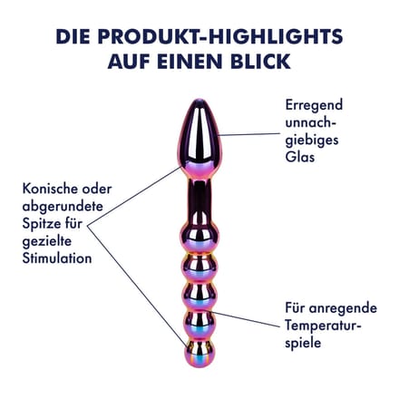 EIS, dildo, 'stijlvolle glazen dildo', borosilicaatglas