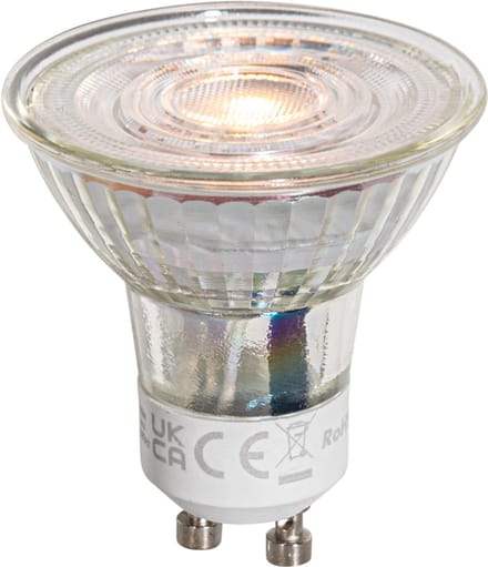 LUEDD GU10 50mm LED lamp helder 4.5W 360 lm 2700K