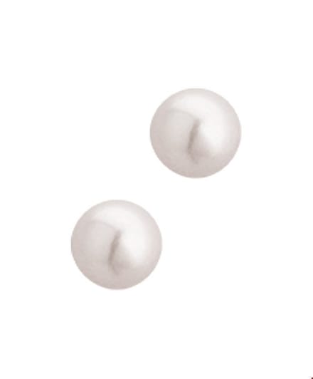 Zilver Gerhodineerde Oorknoppen parel 1312793