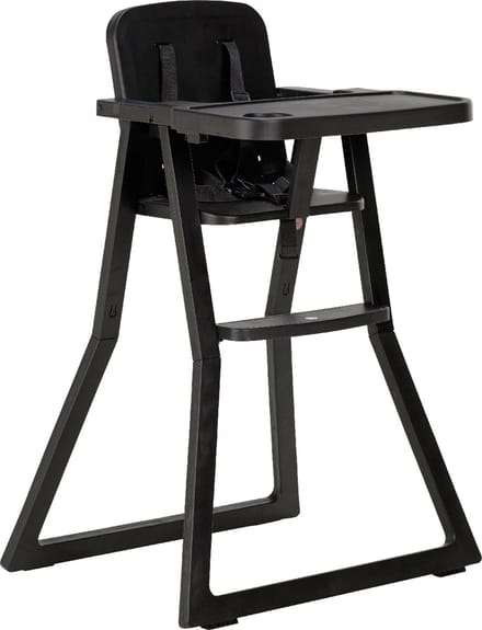 Puck Plain Kinderstoel - Zwart