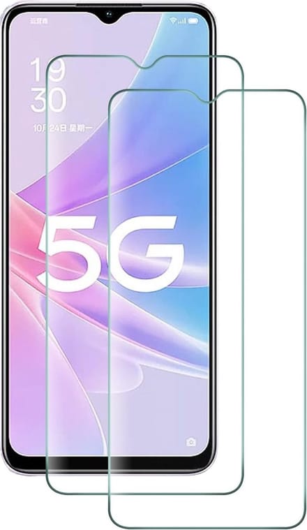 Oppo A78 5G Screenprotector Gehard Glas - Oppo A78 5G ScreenprotectorTempered Glass - 2 Stuks