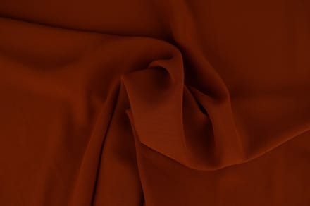 15 meter chiffon stof - Koper - 100% polyester