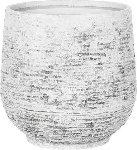 DIONI - Plantenbak - Lichtgrijs - 48 cm - Klei-vezelmengsel