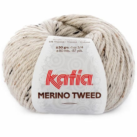 Katia Merino Tweed - 300 ecru - Merinogaren