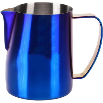 600ML Melkopschuimbeker Mat Donkerblauw 304 Roestvrij Staal Cilinder Kanbeker blue