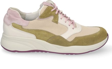 Durea suède groene dames sneakers - Fleur
