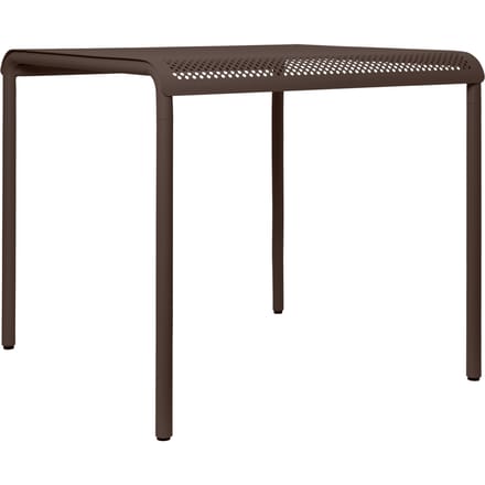 Ferm Living Dapple tuintafel - dark chocolate - 80 x 80 cm
