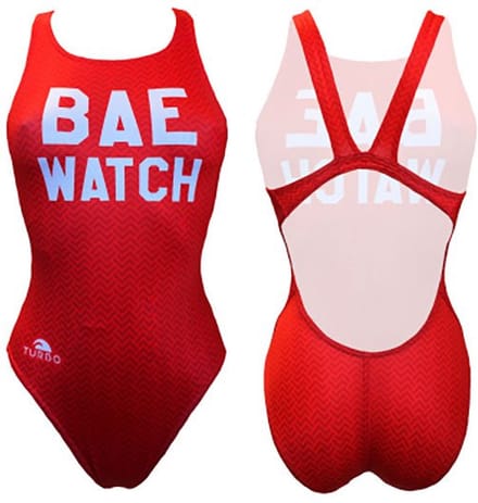 Turbo Bae Watch Zwemkleding Rood L Vrouw