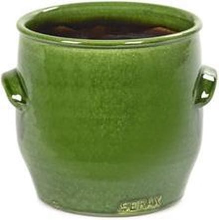 Serax Bloempot Sierpot Handles Groen D 16 cm H 16 cmcm