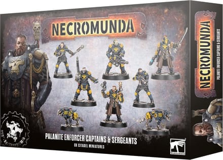 Beeldje Games Workshop Necromunda : Palanite Enforcer Captains & Sergents