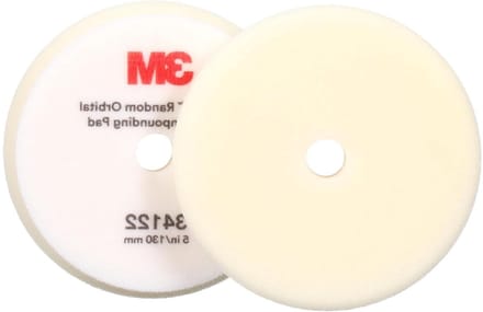 Polijstspons - Schuimrubber pad - Auto polijsten - Geen hologrammen - 130 mm - Wit