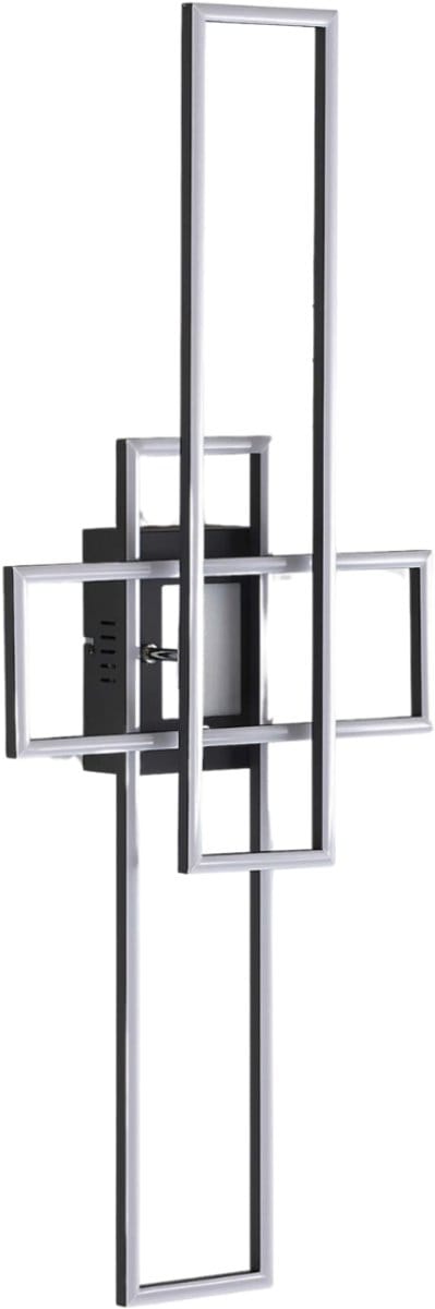 Kosilum - Eli - Plafondlamp - Zwart - Aluminium, ijzer en PC