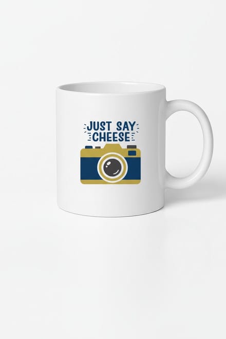 Fotografie Mok - Just Say Cheese! - Unieke Cadeau Idee