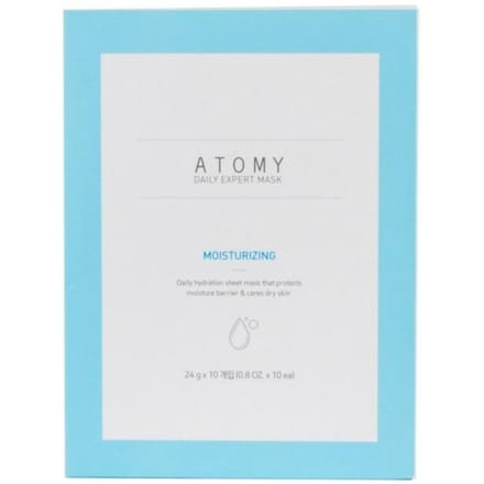 Atomy Daily Expert Mask Moisturizing, 10 vellen, 1 stuk white