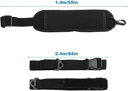 Ronte - Draagriem voor surfplank en paddleboard, verstelbare nylon strap, skateboard schouderdrager