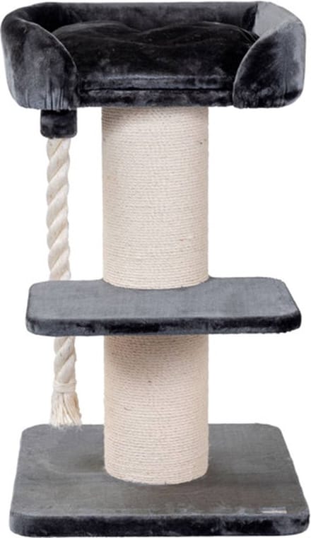 Quapas  Krabpaal - katten krabpaal - groot - maine coon - boskat - Ruffles Grijs