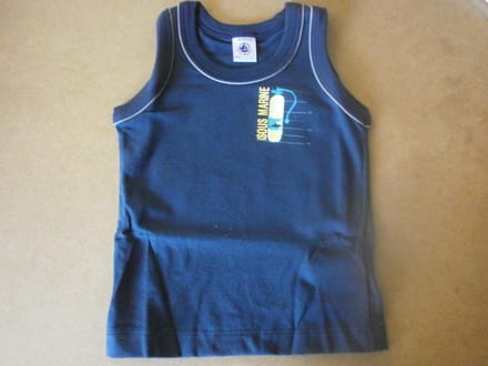 Petit Bateau - Singlet - 2 Pack - Blauw - Jongens - 86 / 2 jaar