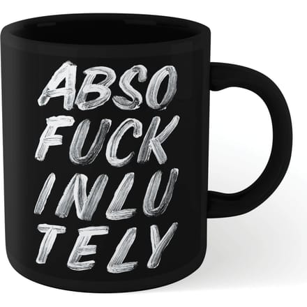 The Motivated Type Absofuckinlutely Mug - Black