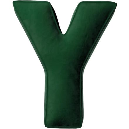 Kussen letter y Yellow Tipi Posh Velvet