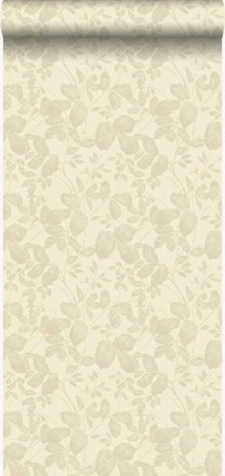 Origin Wallcoverings behang bladeren beige - 53 cm x 10.05 m - 346539