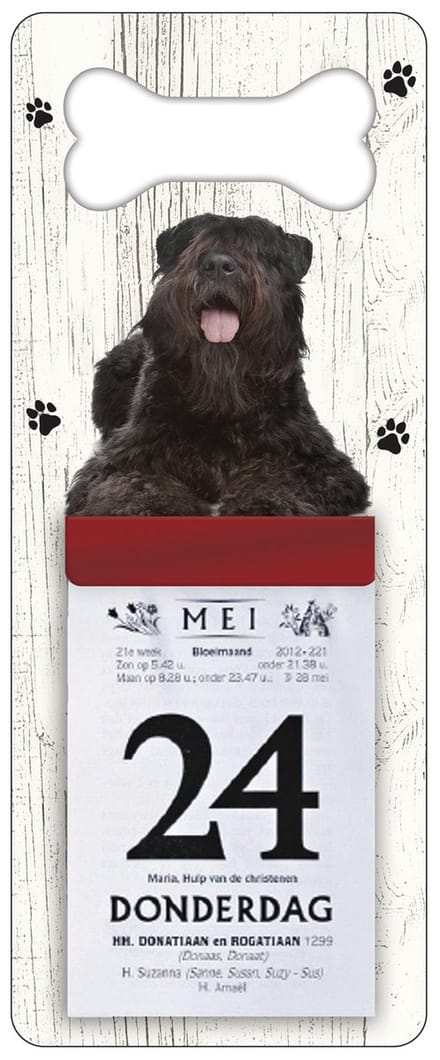 Scheurkalender 2027 Hond: Bouvier