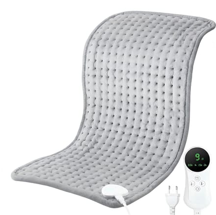 SP® Warmtekussen - 9 Temperatuurinstellingen - Elektrisch Warmtekussen - Verwarmingskussen - Grijs - 30cm x 10cm x 9cm