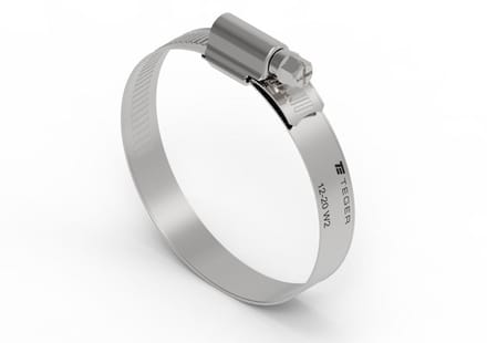 RVS Slangklem 12-20mm 12mm Breedte - Teger