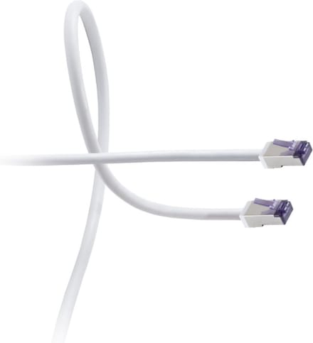 Flexline S/FTP CAT6a 10 Gigabit netwerkkabel / grijs - PVC - 15 meter