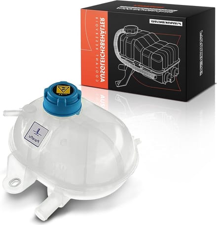 Compensatiecontainer Koelmiddel - Expansievat Reservoir - Motor Koeling - Inclusief Deksel - 500 ml - Zwart