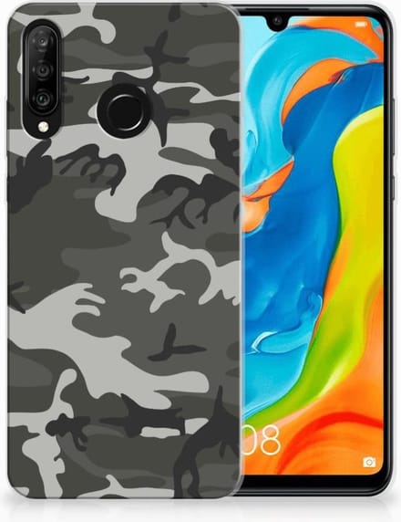 Huawei P30 Lite TPU bumper Army Light